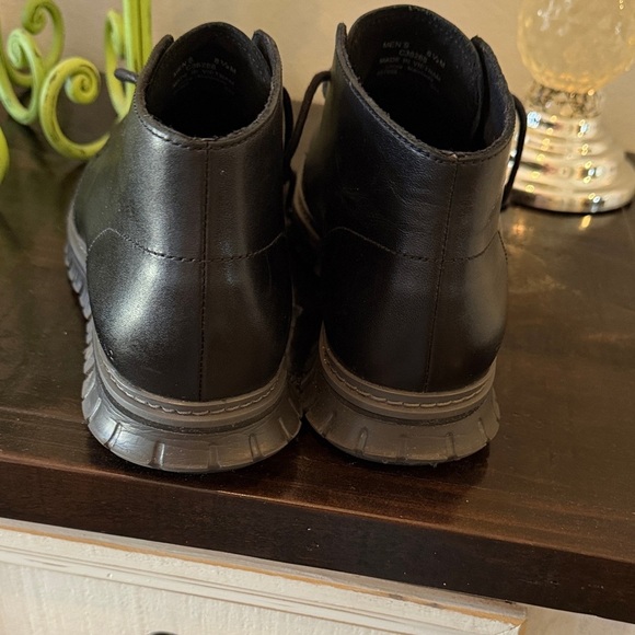 Cole Haan Men\'s Sleek Black ZeroGrand Chukka Boots main image 6